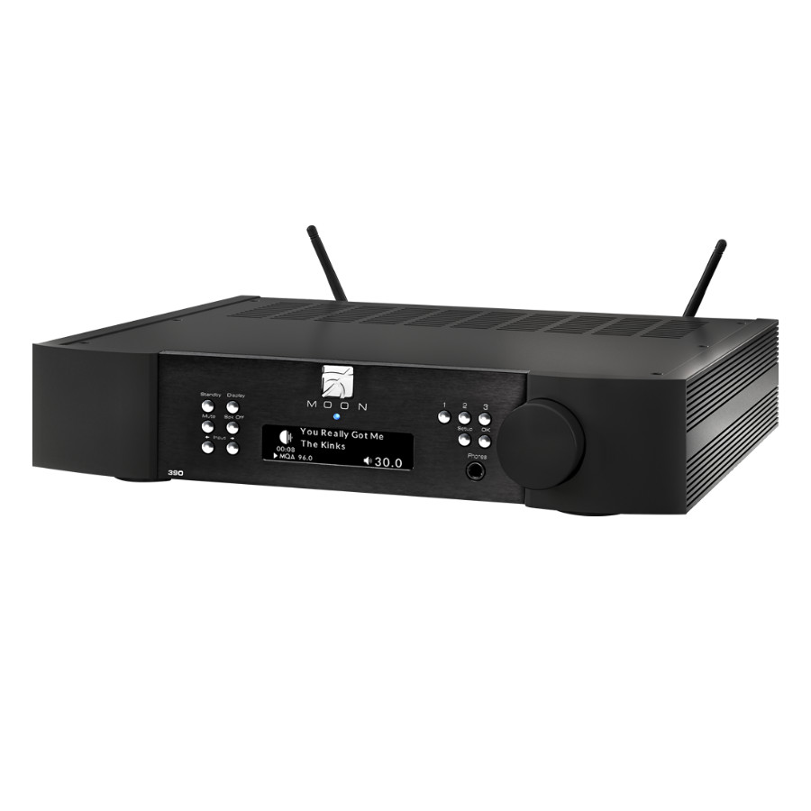 MOON-390-Network-Player-Preamplifier-Black MOON 390 Network Player & Preamplifier - Image 1