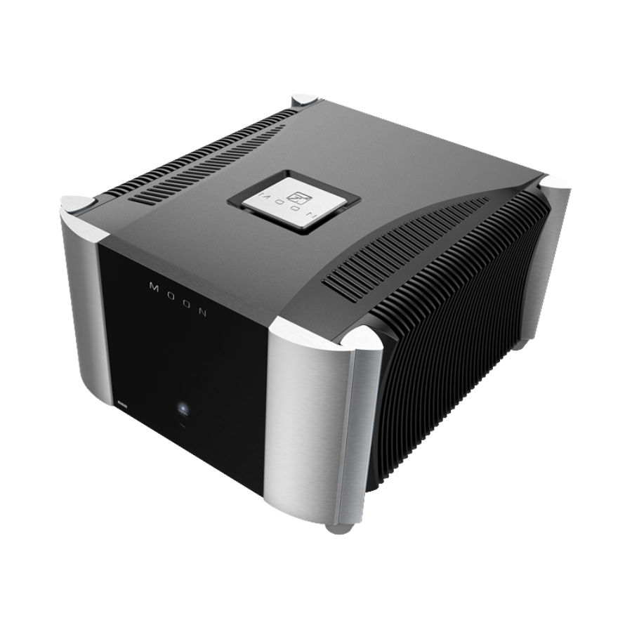 MOON-888-Mono-Power-Amplifier-Black-Silver MOON 888 Mono Power Amplifier - Image 1