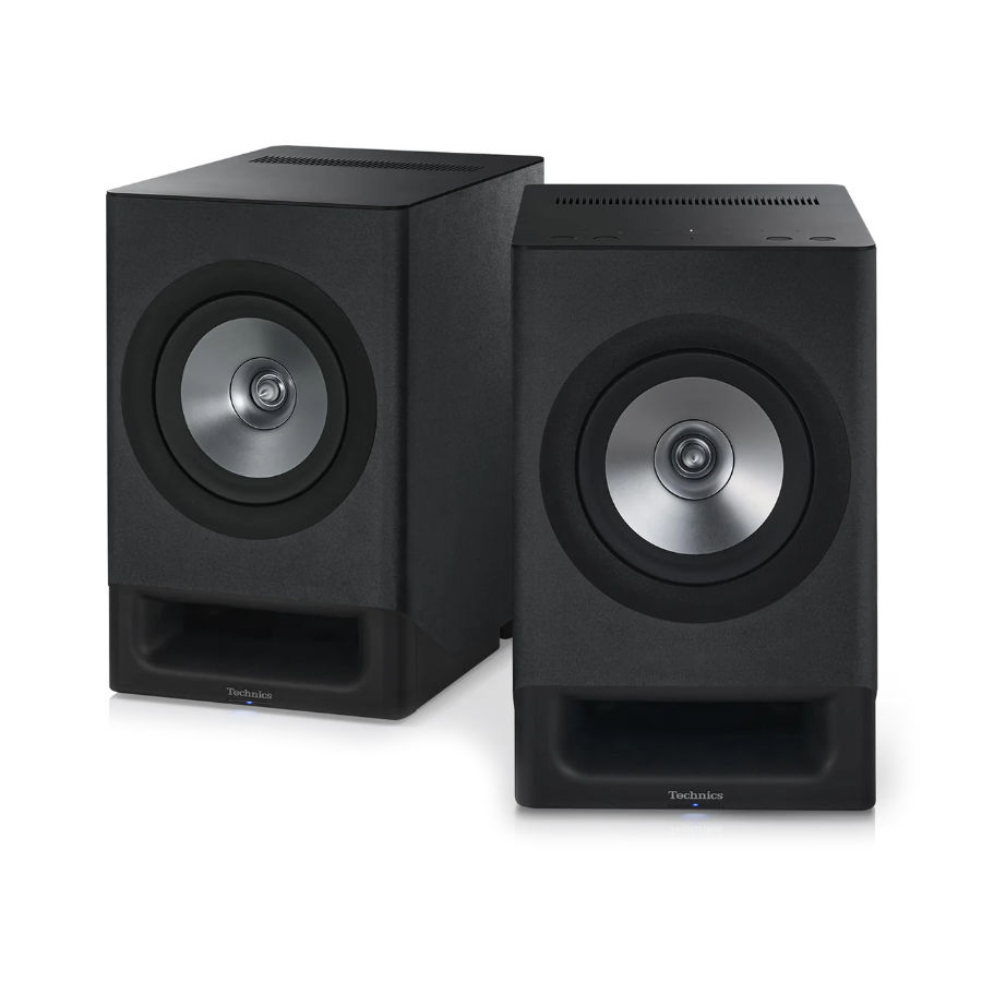 Technics-SC-CX700-Wireless-Bookshelf-Speakers-Black Technics SC-CX700 Wireless Bookshelf Speakers (Pair) - Image 1
