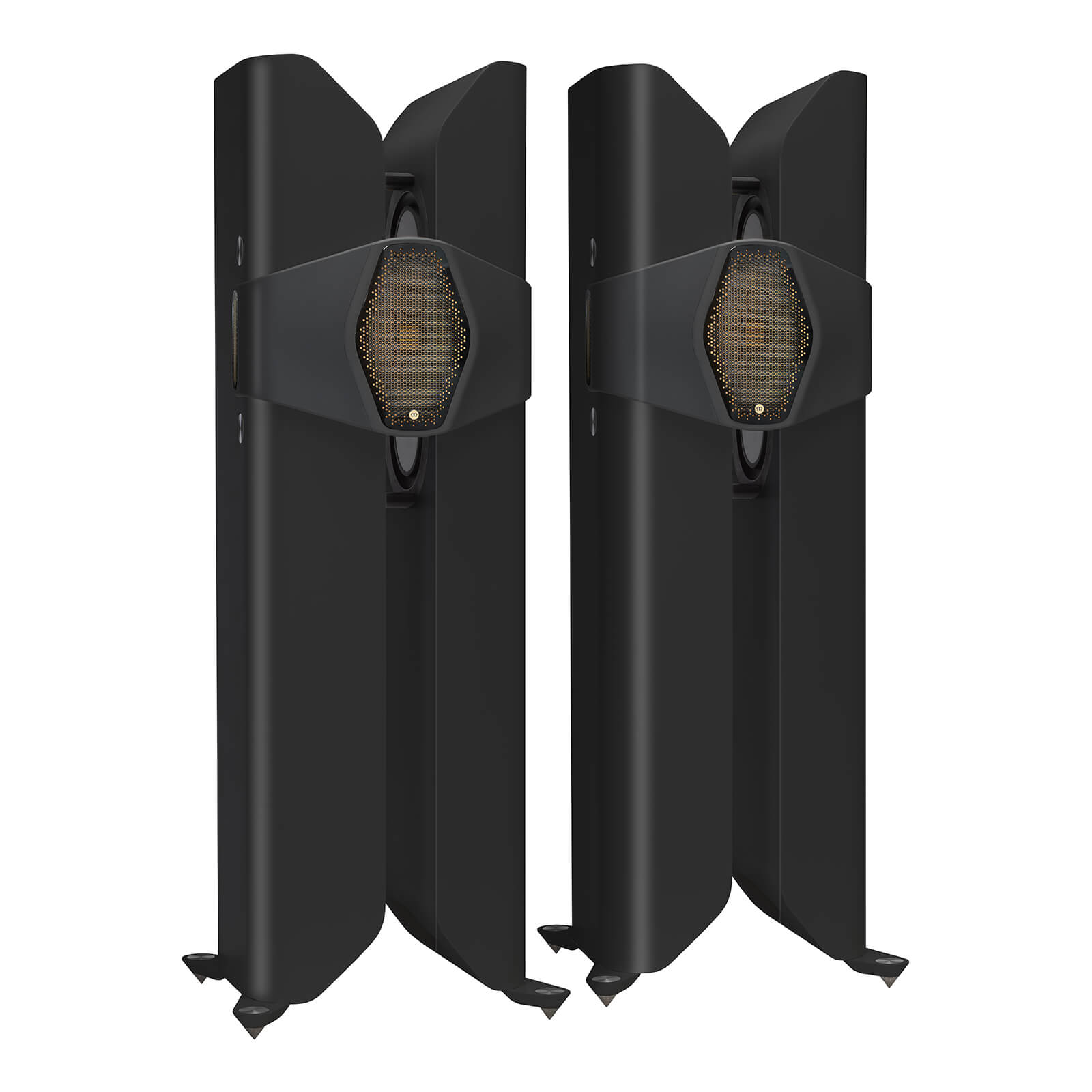 ma_hyphn_pack_iso_black_pair-1 Monitor Audio Hyphn Floorstanding Speakers (Pair) - Image 1