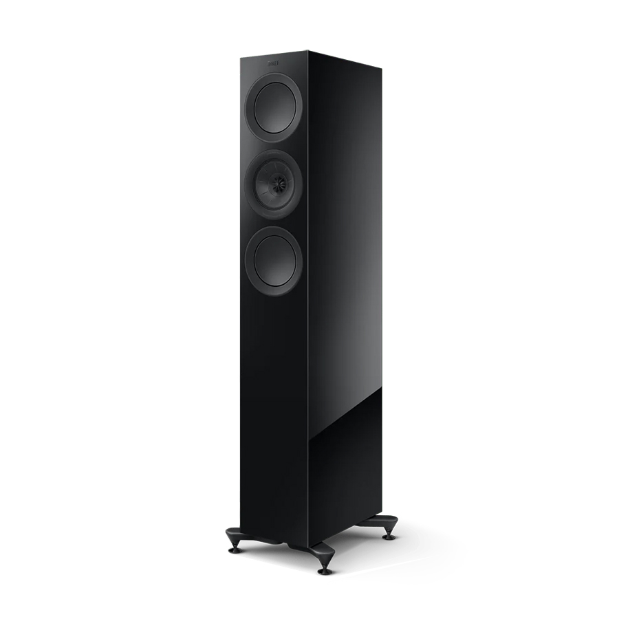KEF-R5-Meta-Floorstanding-Speaker-Gloss-Black KEF R5 Meta Floorstanding Speakers (Pair) - Image 1