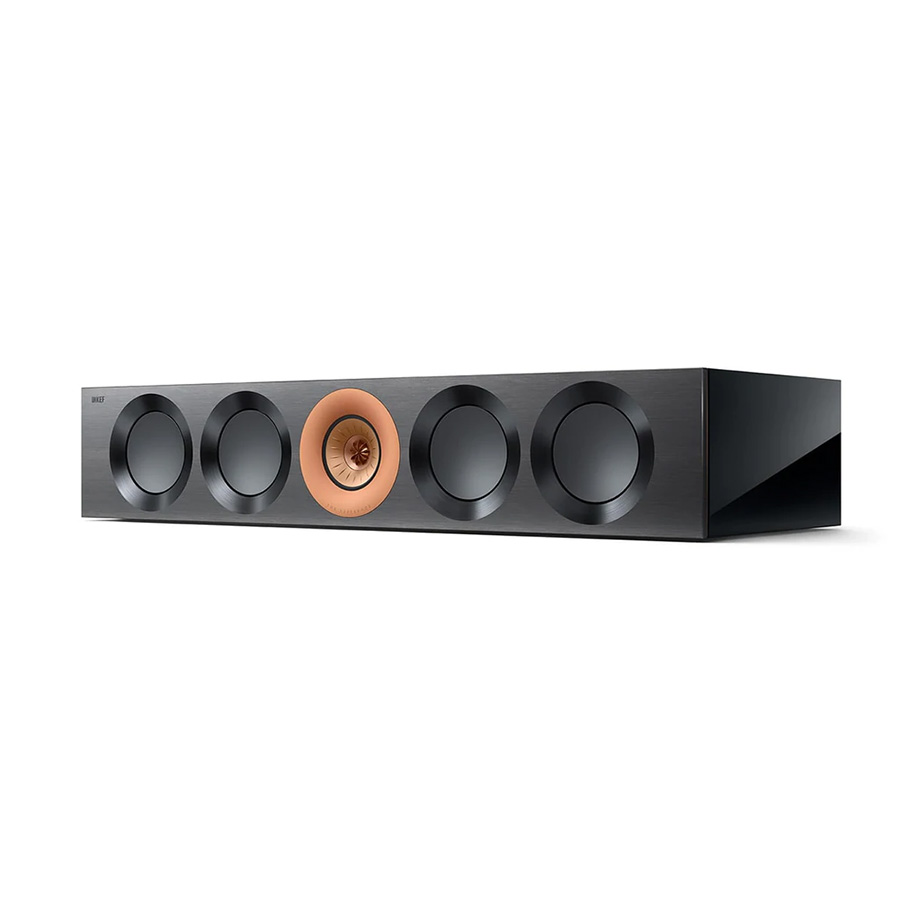 KEF-Reference-4C-Center-Speaker-High-Gloss-Black-Copper KEF Reference 4C Center Channel Speaker - Image 1