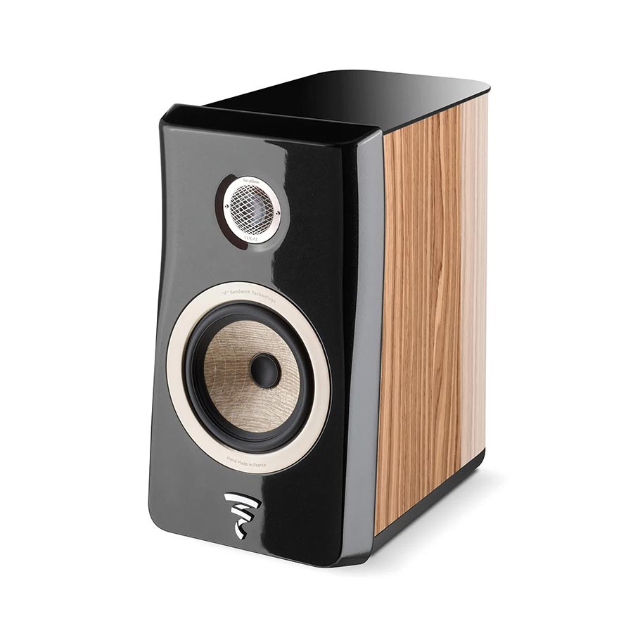Focal-Kanta-No1-Bookshelf-Speaker-Black-Walnut Focal Kanta No1 Bookshelf Speaker - Image 1