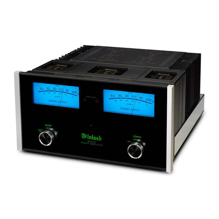 McIntosh-MC312-Stereo-Power-Amplifier McIntosh MC312 Stereo Power Amplifier - Image 1
