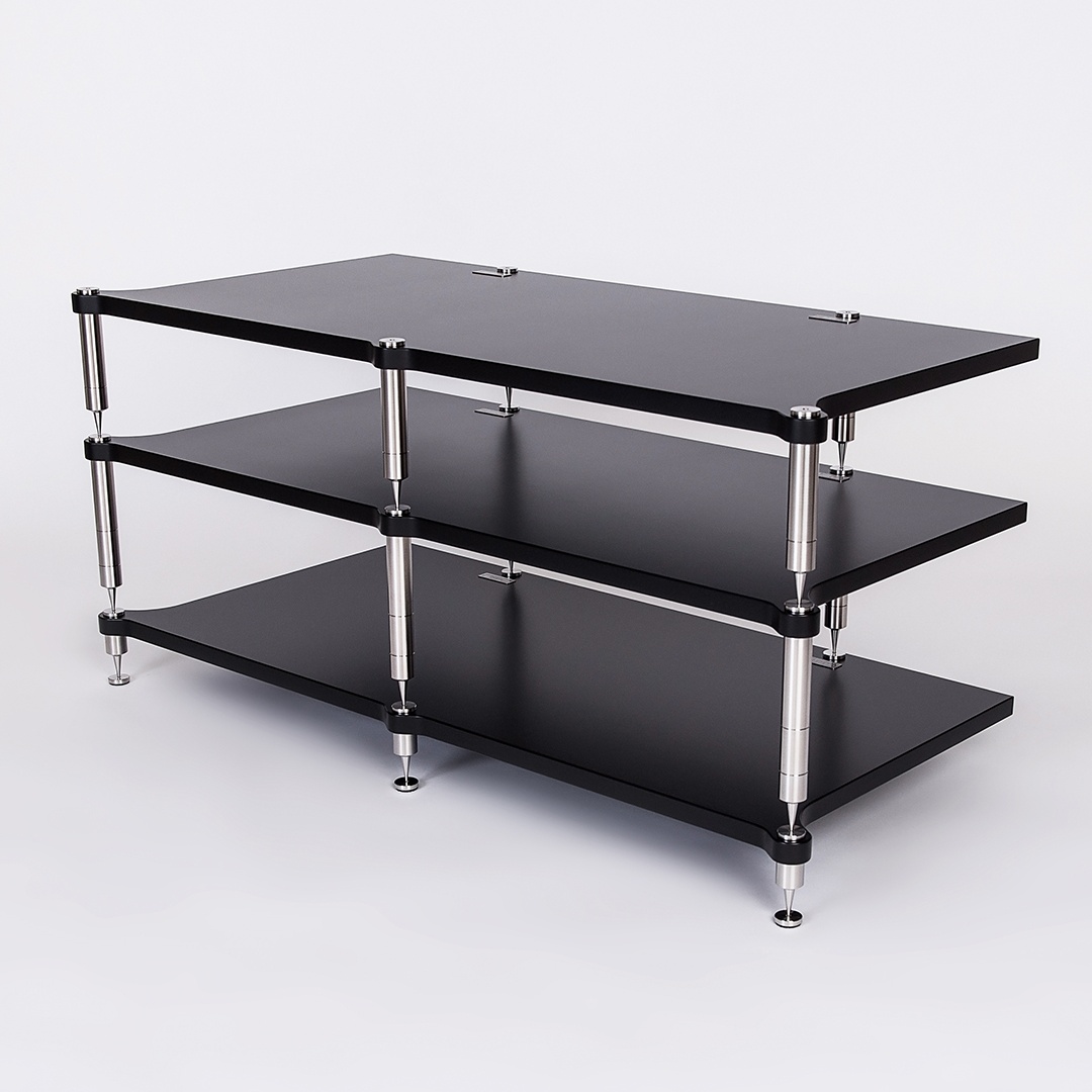 DLT_Black5_square NEO Light Double Tripod Audio Rack - Image 1