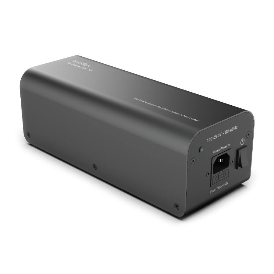 IsoTek-V5-Syncro-Uni-10-Active-DC-Blocker-Black IsoTek V5 Syncro Uni 10 Active DC Filter - Image 1
