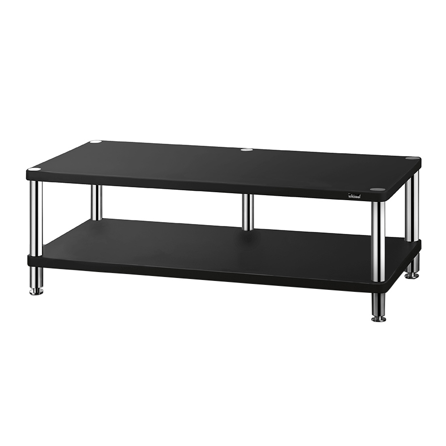 Solidsteel-HW-2-Wide-High-End-Equipment-Rack-Black Solidsteel Solidsteel HW-2 Wide High-End Equipment Rack - Image 1