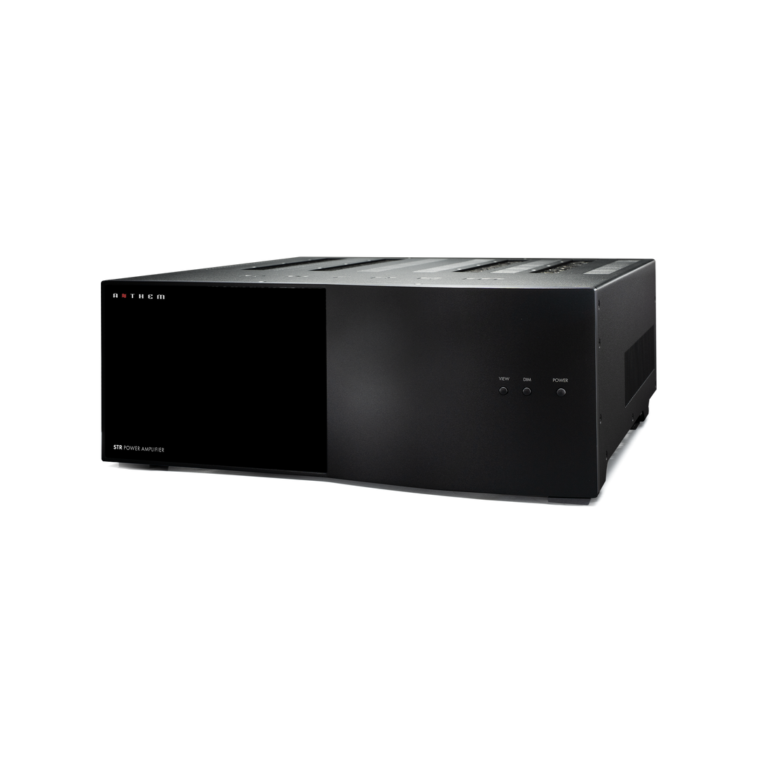 STR-Amplifier-Black-Front-3qtr__41249 Anthem STR Power Amplifier - Image 1