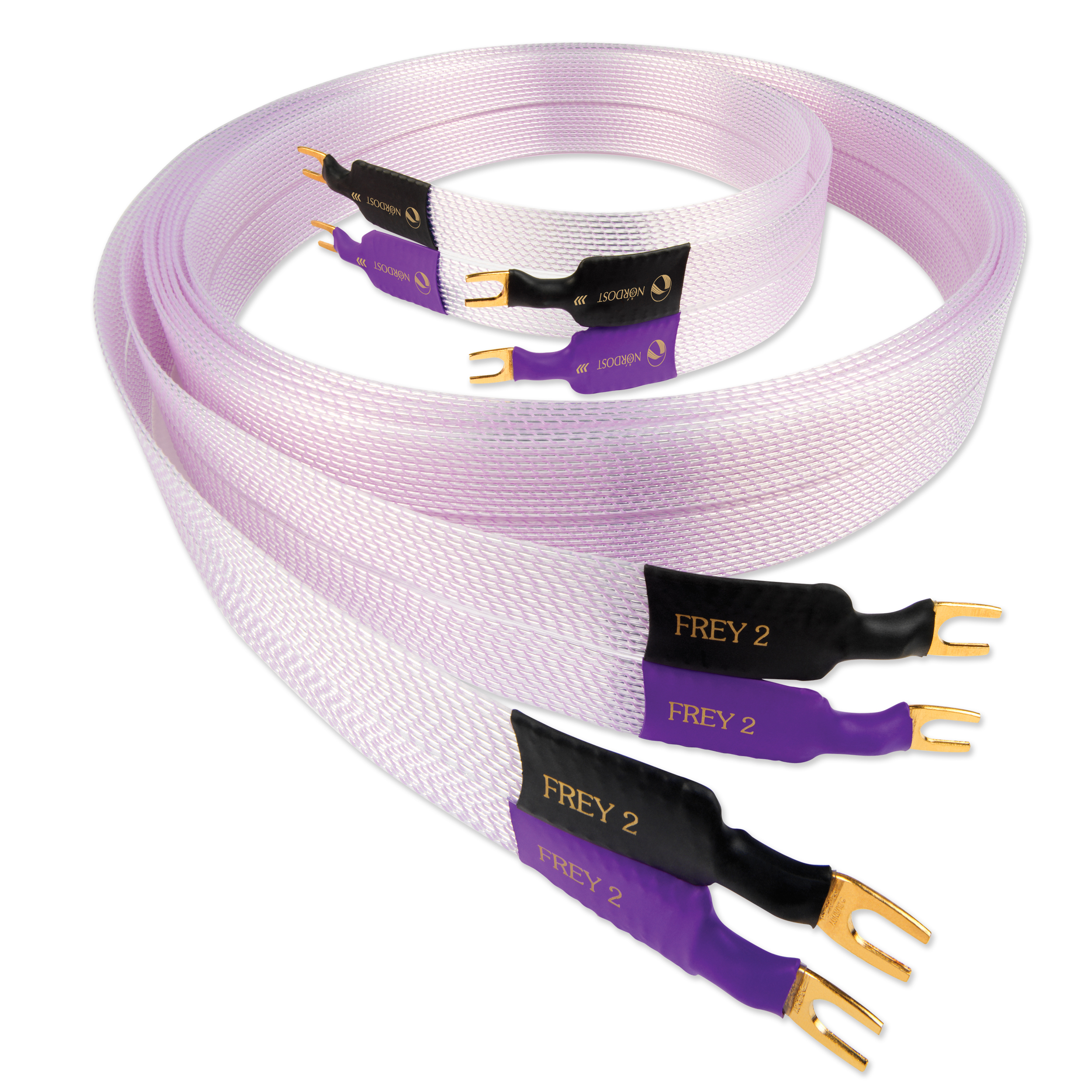 Frey-2-Speaker-Cable_Spades Nordost Frey 2 Speaker Cable (Spade Connectors) - Image 1