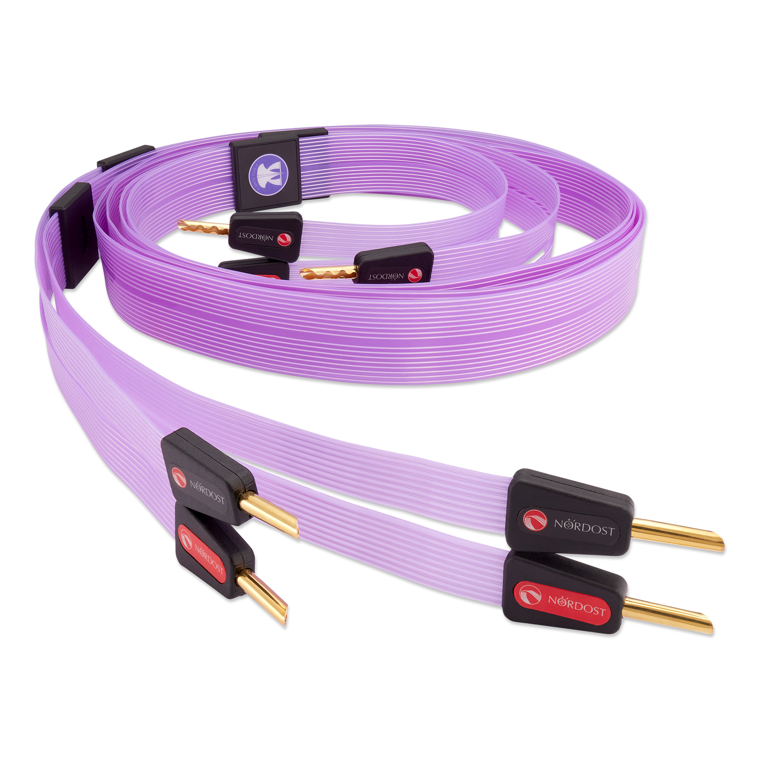 Stacked from 9 images. Method=B (R=8,S=4) Nordost Purple Flare 3 Speaker Cable (Banana Connectors) - Image 1