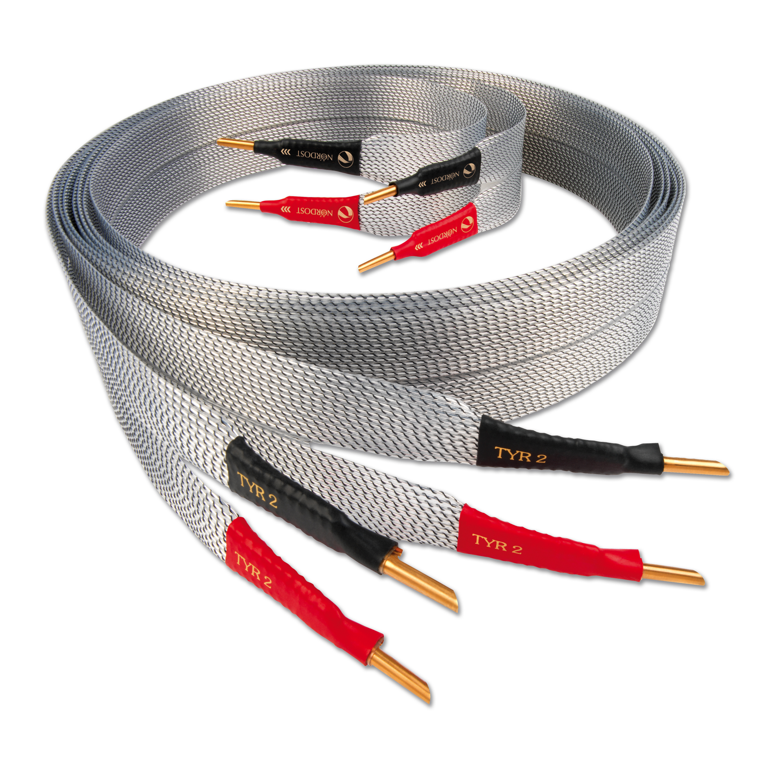 tyr2-speaker-cable-banana Nordost Tyr 2 Speaker Cable (Banana Connectors) - Image 1
